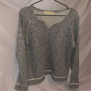 Grey light sweatshirt/long sleeve Tee